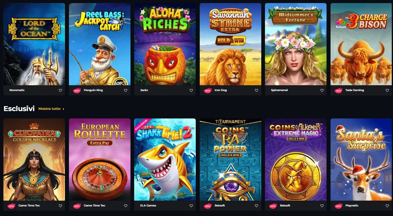 Boomerang Casino Giochi 1